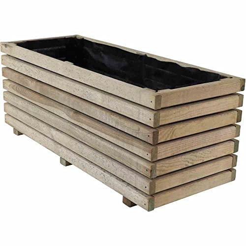 Siena Garden Fioriera Ella 100 in legno, 100 x 40 x 40 cm
