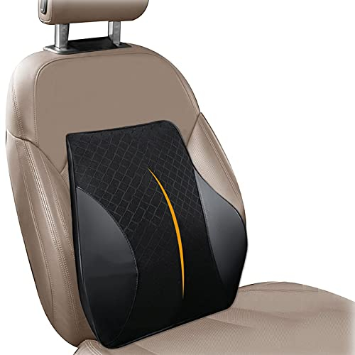 Rückenkissen Auto Rücken-Kissen,Lordosenstütze Auto,Komfort Lendenkissen für Bürostuhl,Memory Foam Lendenkissen Rckenstützkissen für Autositze und Bürostuhl