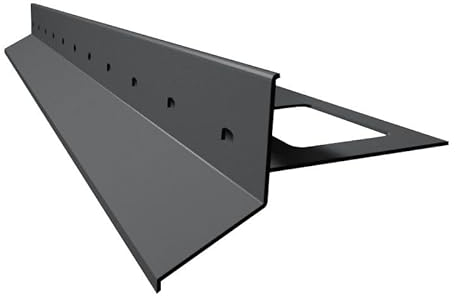 Renoplast® ABS-Montagestreifen für Traufprofil K100R | S80 2mm 200cm | Fertigstellung von Terrassen und Balkonen | Fliesenböden auf Klebemörtel | Wasser ablaufsysteme Winkelprofil