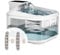 Battery Operated Wireless Cat Water Fountain, 4.5L for Cats and Dogs with Motion Sensor, Super Quiet Rechargeable with 2 Filters
