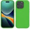 kwmobile Case Compatible with Apple iPhone 16 Pro Max Case - TPU Silicone Phone Cover with Soft Finish - Lime Green
