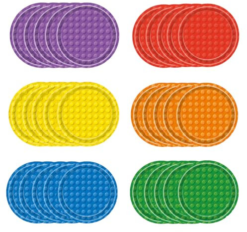 Mienocol 60pcs Building Blocks Paper Plates,7inch Colorful Building Blocks Themed Party Disposable Paper Plates Dinner Plates Building Blocks Dinnerware for Boys Girls' Birthday Party Table Décor