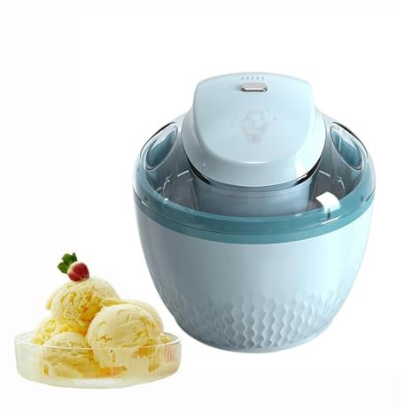 guiling-1986 Heladera Máquina de Helado for el hogar, Mini Cono de Yogur automático, Bricolaje, Helado de Fruta congelada, Alimentado por USB Maquina de Helado