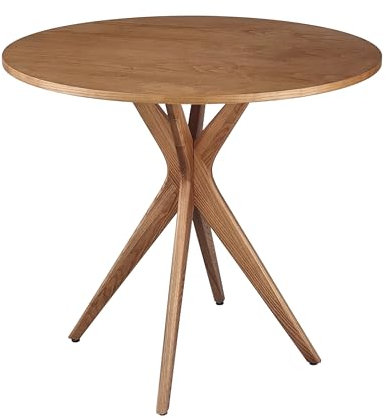 RAGABA JUBI Runder Esstisch aus Holz 80cm Eiche