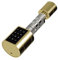 Folpus Euro Cylinder, Smart Door Lock, Password Unlocking Smart Lock Core Electronic Lock Smart Cylinder Lock for Home, Gold for Tuya