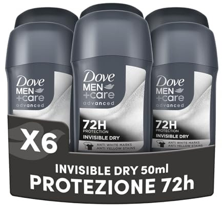Dove Men+Care Advanced Anti Transpirant Deo Stick Invisible Dry Deodorant mit 72 Stunden Schutz gegen Körpergeruch und Achselnässe 50 ml