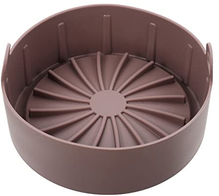 Alipis Air Fryer Silikon Topf Lebensmittelechter Silikon Einsatz Wiederverwendbar Für Heißluftfritteuse Zum Dampfgaren Einfach Zu Reinigen