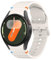 Meliya Correa para Samsung Galaxy Watch 7 40mm 44mm,20mm Silicona Pulseras Reloj de Repuesto para Samsung Galaxy Watch 4/5/6 40mm 44mm/FE/6 Classic 47mm 43mm/5 Pro 45mm(Starlight)