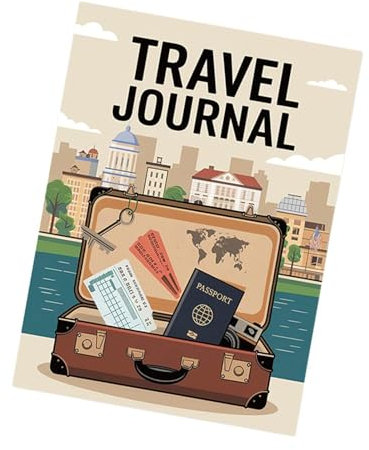 Harilla Reiseplaner Reisen Journal Reise Tagebuch Geschenk tragbares Urlaub Schreiben einfach zu bedienen für Frauen Männer Urlaub Organisator