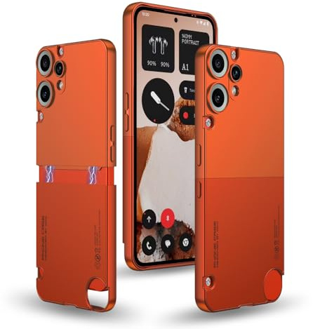 COQUE Schutzhülle für CMF Phone 2 Pro, Meister der Farbkollision, Fallschutz, 360°-Vollabdeckung, ultradünne Hülle für Nichts, CMF Phone 2 Pro-Orange