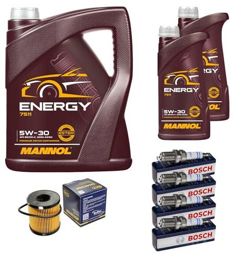 EISENFELS Inspektionspaket enthält 7 L Motoröl Energy 5W-30 Ölfilter Zündkerze für Mini R56 Cooper One R59 R57