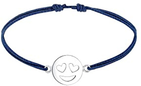 Elli Armband Damen Smiley Face Emoji in 925 Sterling Silber