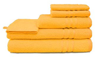 grace Grand Spa Frottierserie Aktion, Duschtuch, Sonnengelb, 75 x 150 cm