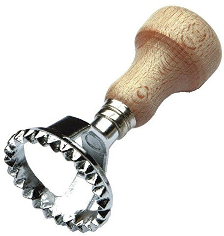 Tredoni 5cm Rund Ravioli Pasta/Teig Stempel Ausstecher - Mittelgroße Ravioli (Rund - 5 cm)