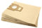 vhbw 10x Staubsaugerbeutel kompatibel mit Miele Summertime, Starlight S712, Steel Design Staubsauger - Papier, 28,5cm x 22cm, Sandfarben