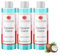 3 x Cleaner detergente blu 100ml profumo di coco per unghie - Rimuovere lo strato appiccicoso