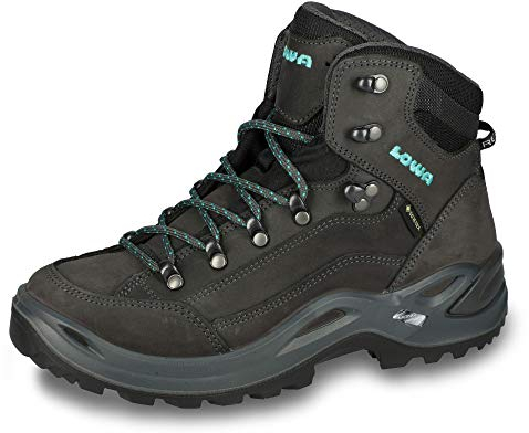 Lowa Renegade GTX MID Damen Wanderschuh schwarz/türkis - 5/38