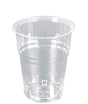 Palucart 300 Bicchieri Biodegradabili 200 ml RIGIDI CRISTALL compostabili tazza acqua bibite rispetta la natura