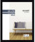 accent by nielsen Bilderrahmen, 40 x 50 cm, Holz, Schwarz, Posterrahmen zum Aufhängen im Hoch- & Querformat, Echtglas, Oslo