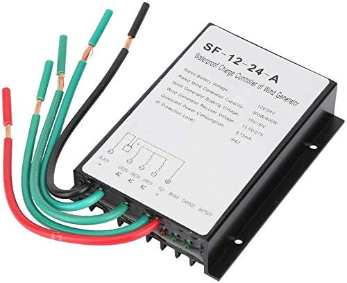 Controlador de carga de viento 12V / 24V 300W / 600W, Regulador de control de carga de generador de turbina de viento a prueba de agua, Pantalla LED auto Regulador de carga de energía de viento SF-12-