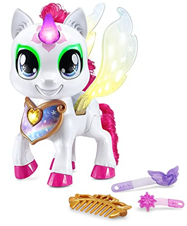 VTech - Sparklings - Unicornio Stella - Juguete Unicornio Mágico, Unicornio Luminoso - Versión FR