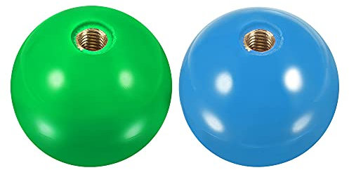 sourcing map Joystick Head Rocker Ball Top Handle Arcade Game Replacement Green/Blue