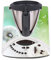 Deko Schutz Aufkleber kompatibel mit Küchenmaschine Thermomix TM31 Design Sticker Klebefolie Zubehör Küchengerät wasserfest selbstklebend R182 (20 Pusteblume)