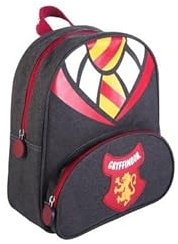 CERDÁ LIFE'S LITTLE MOMENTS - Zaino per Bambini di Harry Potter [ Grifon d'Oro ]con Tasca a Rete, Spalline Ergonomiche, Fasce Regolabili, Dettagli Riflettenti - Licenza Ufficiale Warner Bros