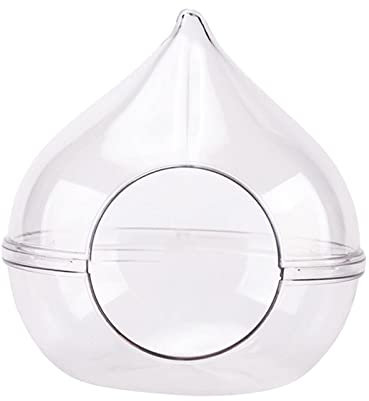 perfk Cages pour Petits Animaux, Cage Hamster, Maison Transparente pour Hamster, Cage pour Hamster, Cabane De Nid, Grotte D'habitat De Nidification pour Animaux De Compagnie pour Gerbilles, M