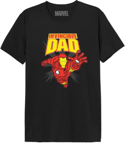 Marvel Men's Memarcots311 T-Shirt, Black, XS