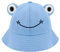 Naimo Niedlicher Frosch Fischerhüte Erwachsene Baumwolle Buckethut Anglerhut Unisex Eimer Hut Faltbar Outdoor Sonnenhut Strandhut Sommermütze