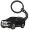 glahorse Schlüsselanhänger für Jeep Grand Cherokee, für Jeep Grand Cherokee, Zubehör 2011–2022, Metall-Schlüsselanhänger, Schwarz, 5*3*1, Modern