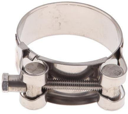 32-55mm Motorcycle Exhaust V Band Clamp Flange Kit Quick Release Clamp Stainless Steel Exhaust Clamp Clip Motorcycle Accessories (Color : 48-51mm)