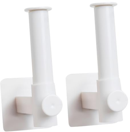 Cabilock Crochet De Rangement Mural Rétractable Pour Bandeau Et Accessoires Cheveux, Lot De 2, Plastique Blanc, Support Ajustable Pour Coiffures, Pour Chambre Et Salle De Bain