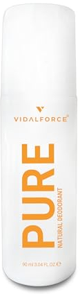 PURE Deo Ohne Aluminium für Frauen XXL I Primavera Florecida Duft I 90ml 100% Natürlichen & 71% Bio Inhaltsstoffen 100/100 in Yuka I Deoroller Ohne Aluminium I Deo Ohne Aluminium Damen
