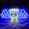 Fitnessstudio-Neonschild, Hantel-LED-Neonlicht für Heim-Fitnessstudio-Dekoration, dimmbare LED-Fitnessstudio-Lichter für Wanddekoration Wanddekoration für Männer und Frauen, Geschenk für Powerlifting