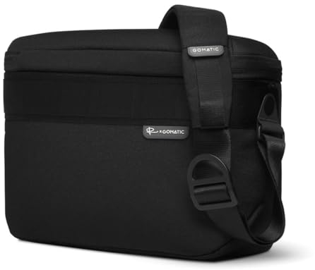 Gomatic Luma Camera Sling 12L Bag Black | DSLR Photography Pack Designed by Peter McKinnon | Medium Shoulder Strap Crossbody Bag for Mirrorless Camera, Lens, Accessories and Drones