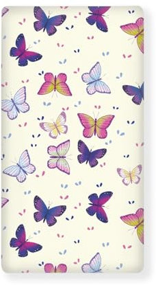 Wanyint Stretch-Bettwäsche für Babybetten und Mädchen, besonders weich, atmungsaktiv, 132 x 71 cm, für Neugeborene