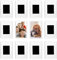FRTAOOP 12 Stück Magnet Bilderrahmen für Kühlschrank, Mini Bilderrahmen 4,5 x 7 cm, Transparente Bilderrahmen Klein, Kleine Fotos auf Kühlschrankmagnete, Geschenke für Familie und Freunde