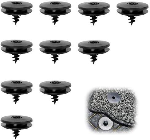 10 Stück Universal Halter, Auto Fußmatten Clips für sicheren Halt der Autoteppiche, Fußmatten Befestigung Auto, Automatten Halter, Befestigungsclips für Autoteppiche, Einfache Installation