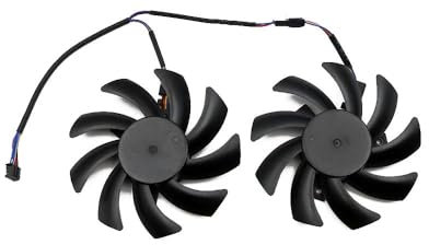 QKFTCSDW Neuer 85-mm-Fdc10h12s9-c Ga91s2u 4-Pin-Kühlerlüfter-Ersatz, kompatibel mit GTX 1070 Ti 1070 1060 1080 Gtx1060 Dual Video(Fdc10h12s9-c)