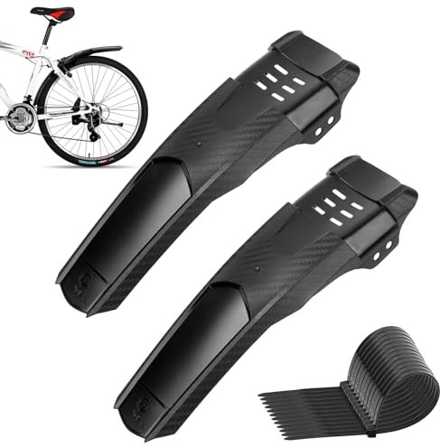 Wvu & Wvo 2 Stücke Schutzbleche Mountainbike Fahrrad, Schutzblech Schnelle Demontage MTB Schutzblech Hinten Rennrad Schutzblech für Mountainbike Road Bike, Schutzbleche Mountainbike Set