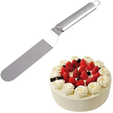 AONAYO 15cm Tortenspachtel,Winkelpalette,Winkelpalette Torte,Tortenglätter,Tortenmesser,Für Torten, Winkelpalette Set Edelstahl Zum Backen, Torten Selber Machen, Tortendekoration Aus Fondant