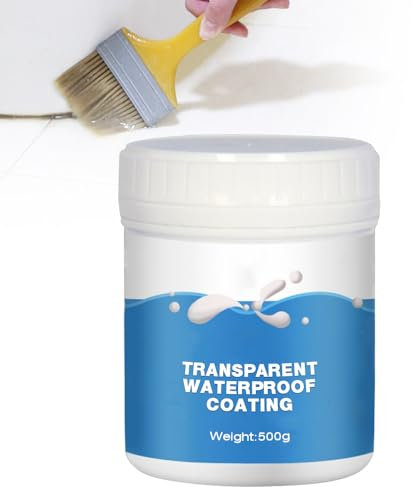 Liquide Étanchéité Transparent, Etancheite Agent de Revetement Impermeable, Adhésif D’étanchéité Super Puissant, Intérieure et Extérieure Invisible Water stop Agent (Transparent, 1 PCS)