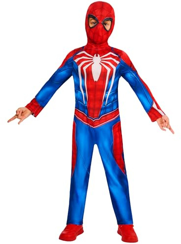 Rubies Official Disney Spiderman Gamerverse Child Costume, Kids Superhero Fancy Dress, Size Age 5-6 Years Halloween