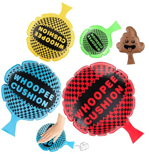 PBAHAUP Cojín de Pedos con Sonido Realista, Articulos de Broma para Fiestas Divertidas y Bromas Prácticas, Regalo Novedad Hilarante para Adultos y Adolescentes (5 Unidades)