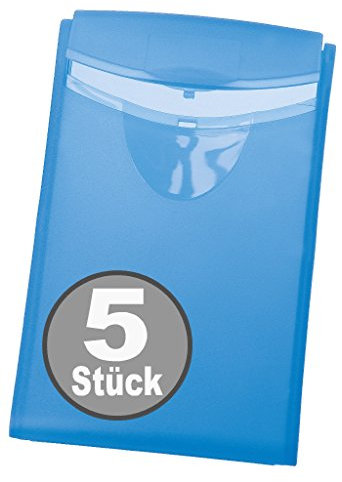 HAN Visitenkarten-Etui COGNITO, für 20 Visitenkarten (5, transluzent-blau)