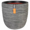 Capi Europe - Pot Boule Rib NL - 35x34 - Anthracite - Ouverture Ø29 - Pot pour Une Utilisation à l'intérieur et à l'extérieur - Incassable - 100% Recyclable - KOFZ932