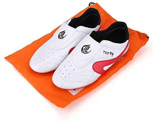 Alomejor Chaussures de sport unisexe pour Taekwondo, boxe, karaté, Kung Fu, Taï chi, Rouge, 40