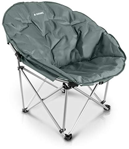Navaris Moon Chair Faltsessel rund - Camping Stuhl Outdoor Klappstuhl - Campingstuhl mit Tasche - Angelstuhl Falt Sessel - Klappsessel div. Farben